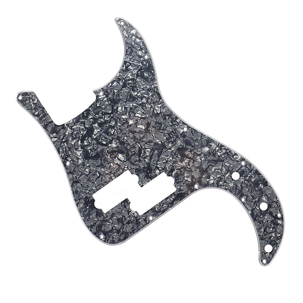 1 Stuks Gitaar 3 Laags Pickguard PVC Elektrische Gitaar Pickguard Krasplaat Voor Precision Bass Pb Bas Gitaar Onderdeel 13 Gaten