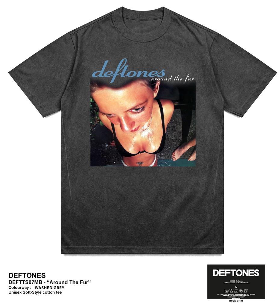 Around The Fur Deftones Grey Tee t-shirt tshirts