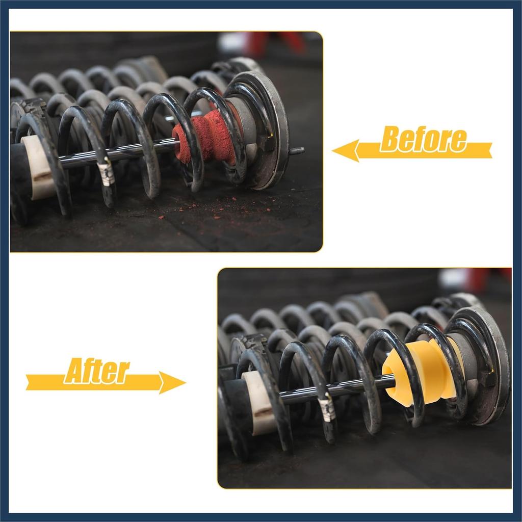 Car Front Rear Jounce Bumper Stop Axle Bumpers Set 52088256 52088352 for Grand Cherokee WJ 1999-2004 Stylish Design