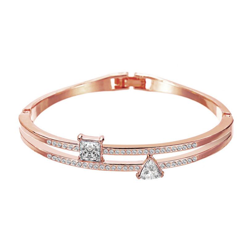 Simple for Women Roman Numerals Gifts Luxury Party Alloy Bangle Girls Jewelry Bracelets
