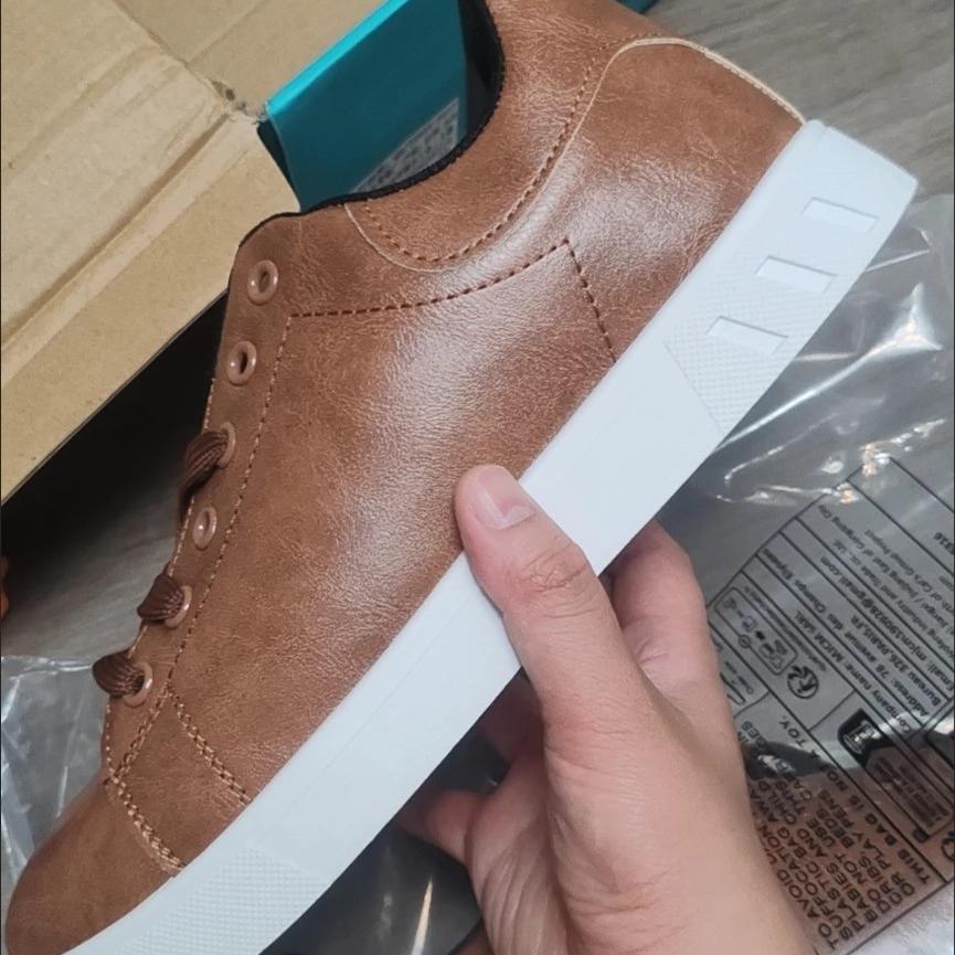 Fashion High-quality Men Shoes Breathable Leather Casual Shoes Fashion Business Soft Bottom Shoes for Men Large 39-48 Zapatos Casuales