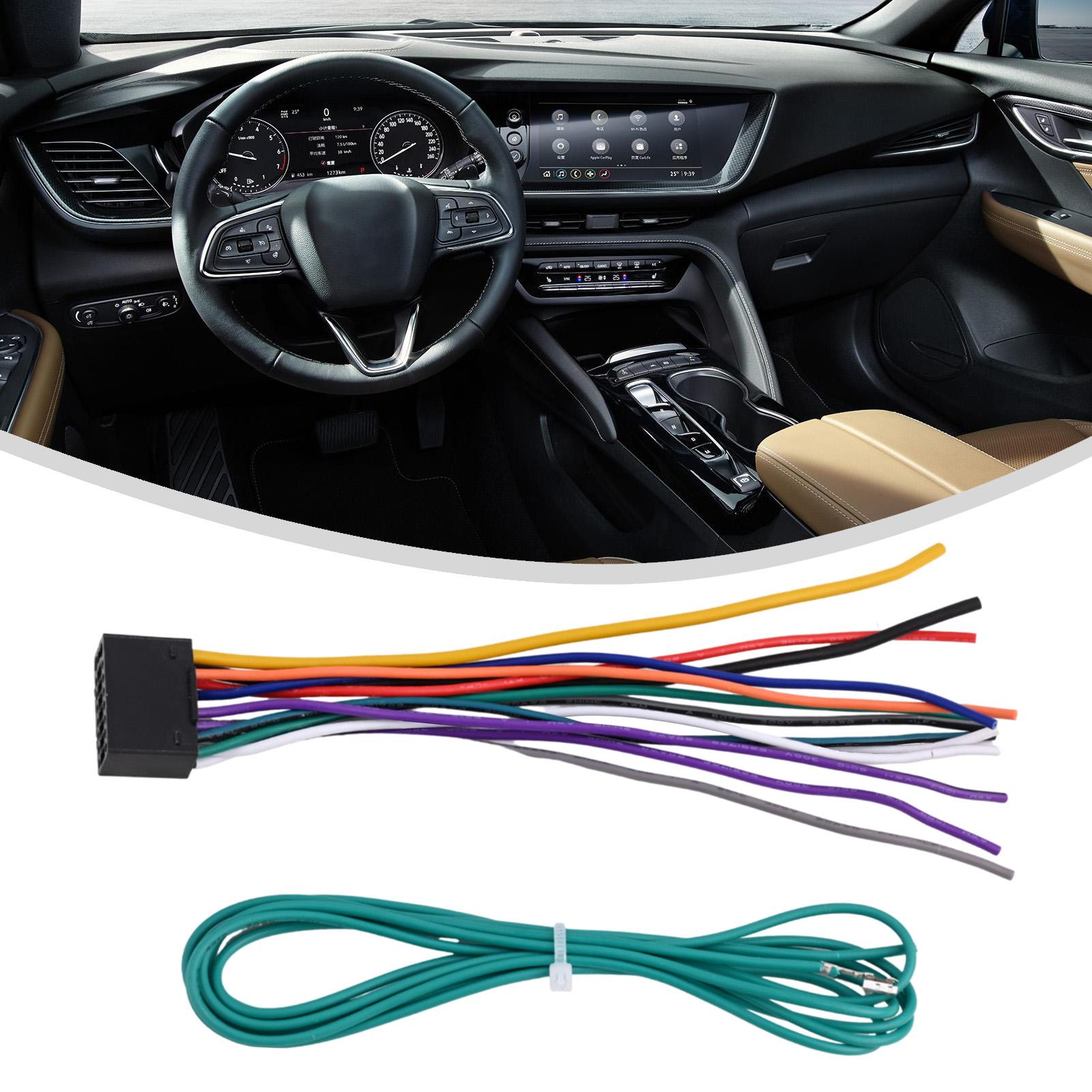 Car Audio Installation As Shown Car Stereo Car Audio Wiring Harness 16 Pin Easy Installation Reliable Audio Signal China Mainland