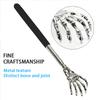 Portable Stainless Steel Back Scratcher Telescopic Scratching Massager with Comfort Grip Handle Health Product Hackle Handicraft