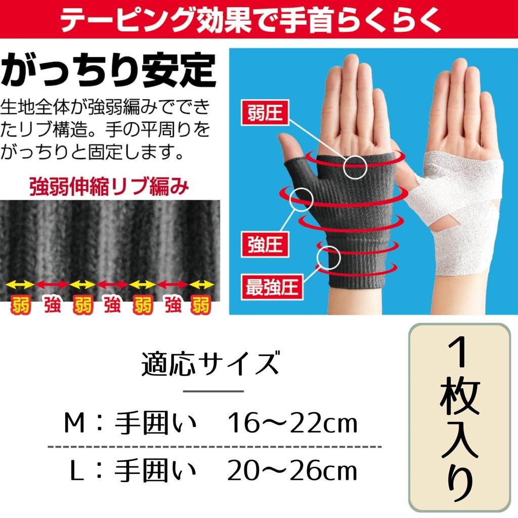 Medical Tendon Sheath Supporter with Magnetic Wrist Magnetic Improves Blood Magnetic Wrist and Made in Japan [Regulated Device] Compression, Support,