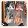 Large-capacity water cup Sports fitness High value light luxury student drinking water cup
