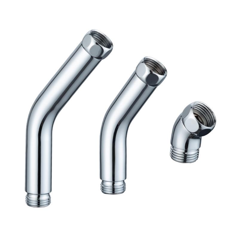 Polished Chromes Shower Head Elbow Adapter 45 Degree Connectors Solid Stainless Steel Construction for Handheld Showers