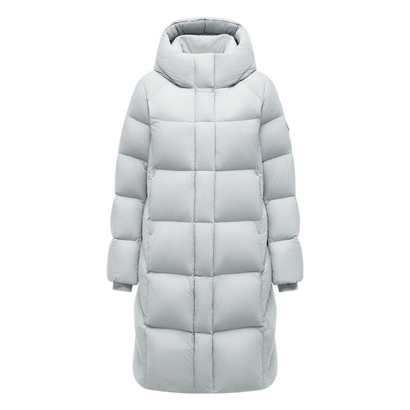 Tanboer 2026 Women's Hooded Puffer Mid-length Down Jacket TB62530806