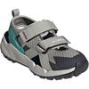 Adidas Terrex Hydroterra At Stylish Comfortable Non-Slip Durable Low-Top Sandals Kids Sandals Gray IH6377