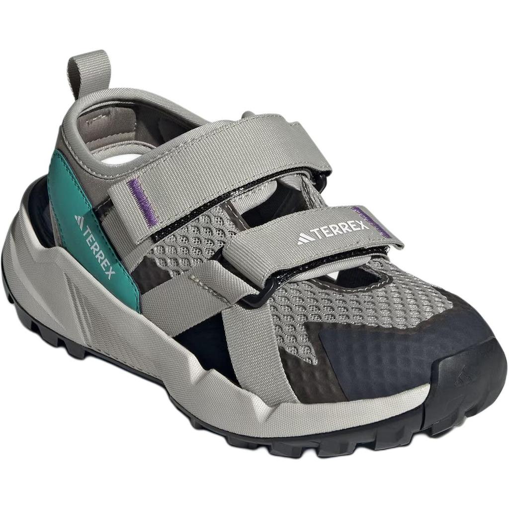 Adidas Terrex Hydroterra At Stylish Comfortable Non-Slip Durable Low-Top Sandals Kids Sandals Gray IH6377