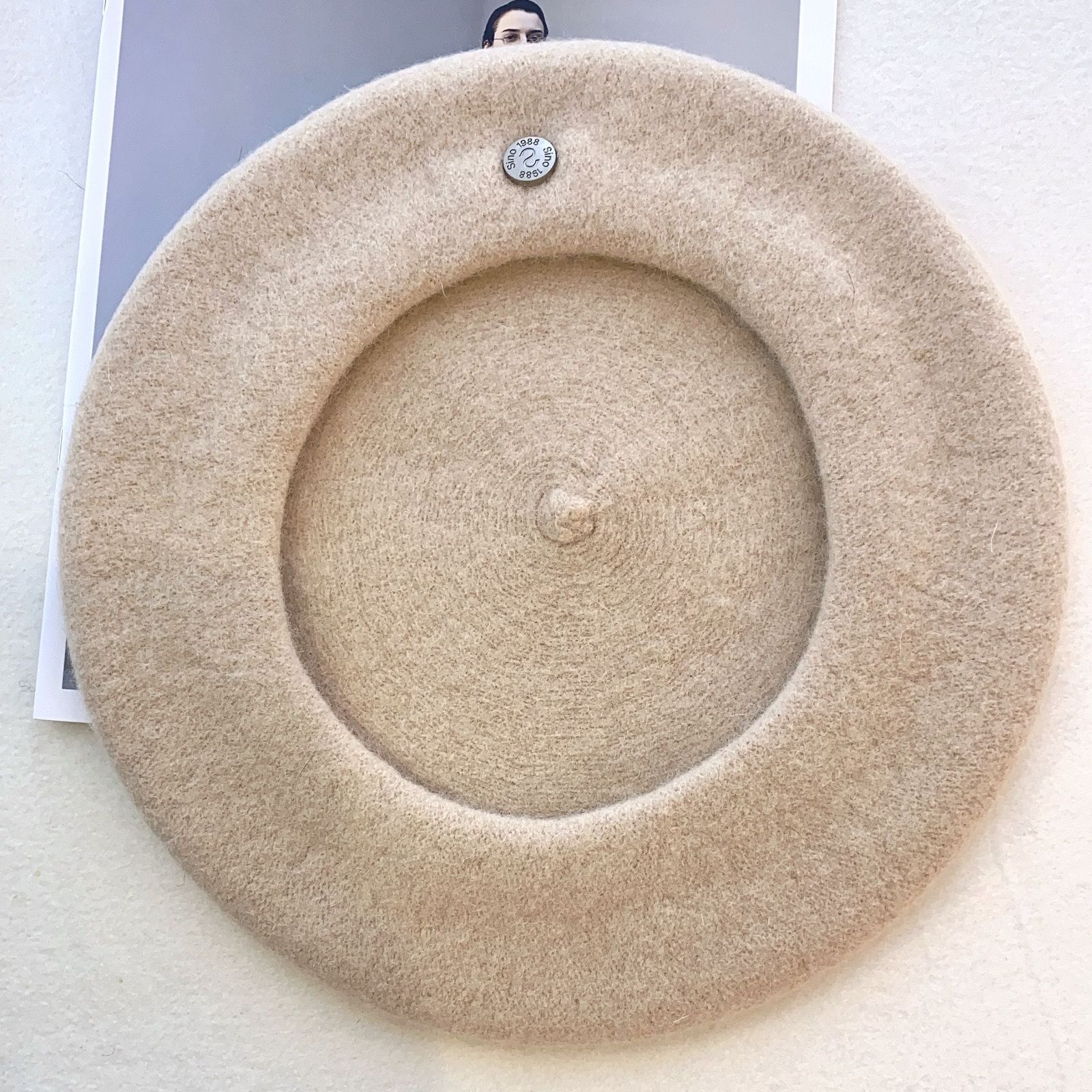 

Женский берет осень/зима ретро универсальный темперамент шляпа художника one size