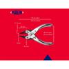 Maun Snipe Nose Parallel Pliers, Serrated Jaws 125mm