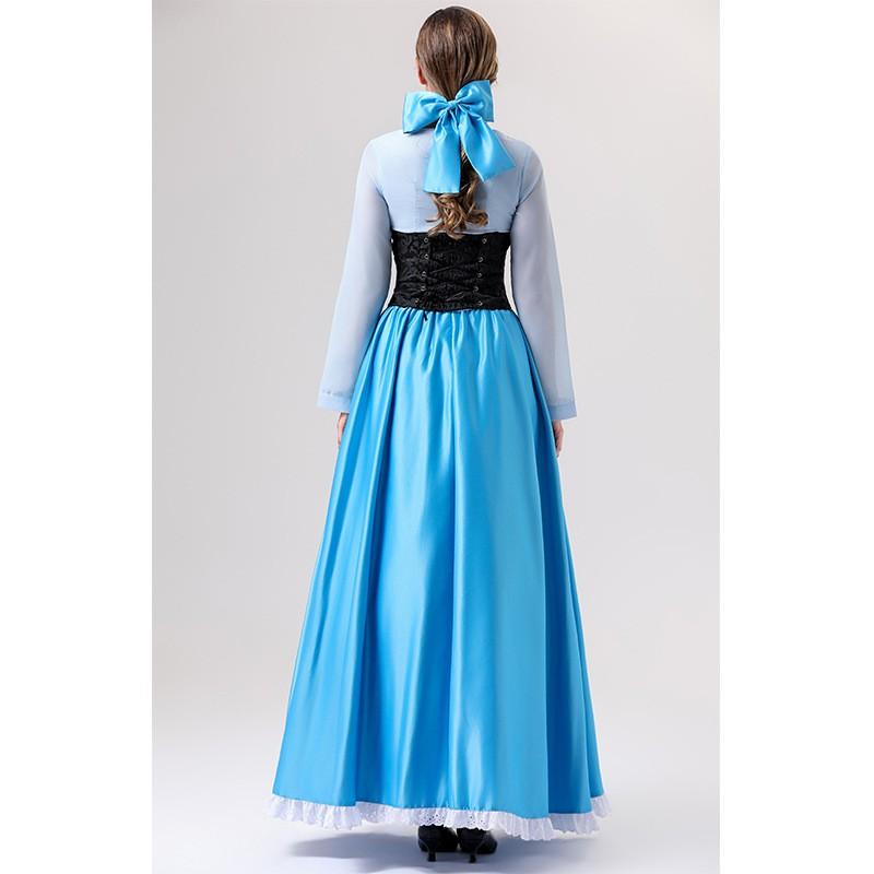 Halloween Mermaid Costume Dress Ariel Princess Cosplay Outfit Women Fantasy Theme Party