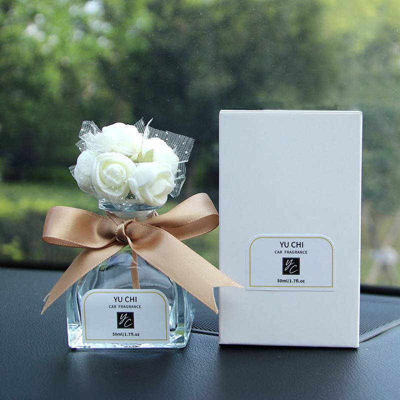 2025 High-End Long-lasting Light Fragrance Car Perfume Diffuser Bottle - Creative Interior Ornament
