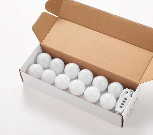 USB Tri-color Dimming Hollywood Mirror Headlamp Mirror Lamp Makeup Mirror Bulb Lamp Headlamp 5V Bathroom Lamp