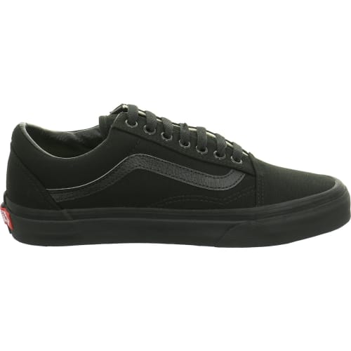Vans Old Skool Canvas Sneakers, Black/Black, Size 24.0 Cm