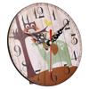Wooden Round Clock 7 Types Creative Antique Wall Clock Vintage  Wooden Round Clocks Home  Decoration Wooden Clock