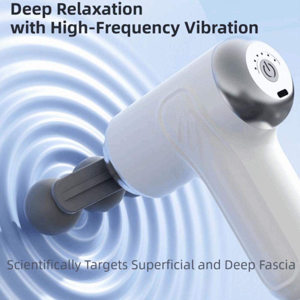 Rechargeable Mini Electric Fascia Massager Handheld Fascia Machine Massager  Athletic Recovery