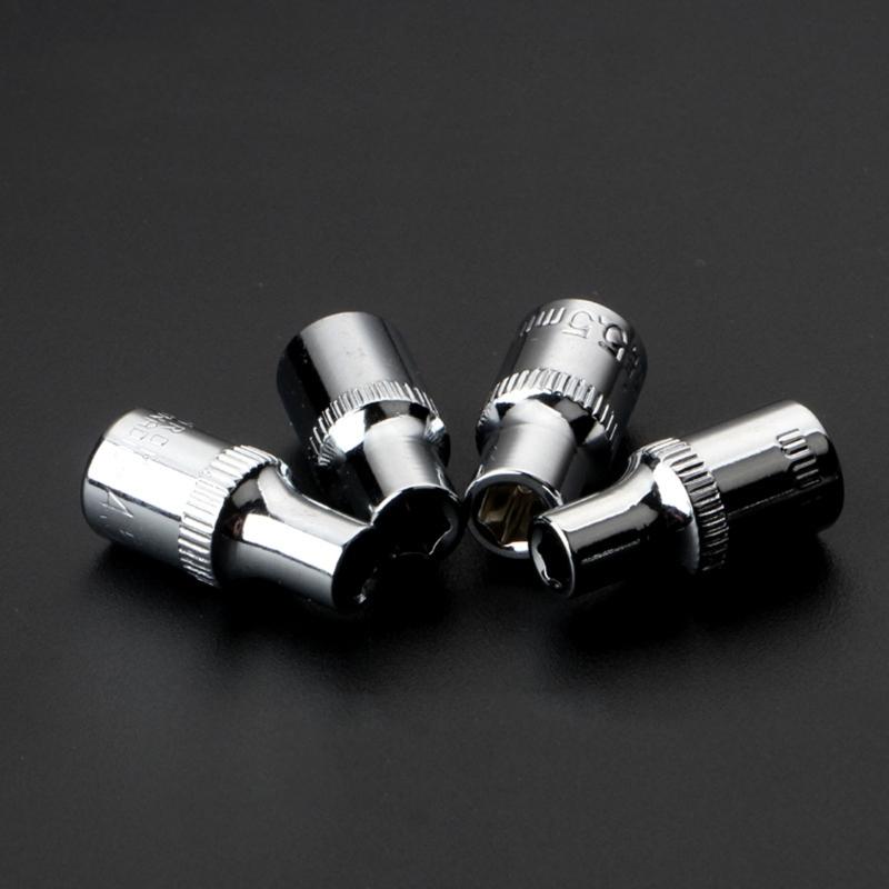 Thin Wall Design Short Socket Set 6 Point Metric 4mm To 14mm Wrench Accessories Furniture Assembly Tool for Tight Space