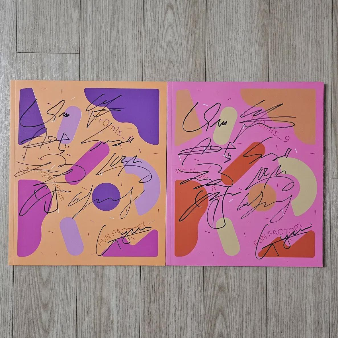 

Promise 9 Fun Mwave All Mwave Member Signed Album