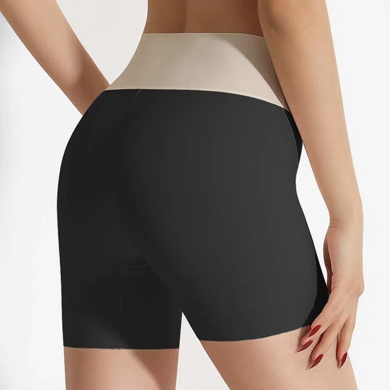 New Seamless Ice Silk Safety Short Pants Women's Summer Safety Shorts Under the Skirt High Waist Slimming Underwear Thin