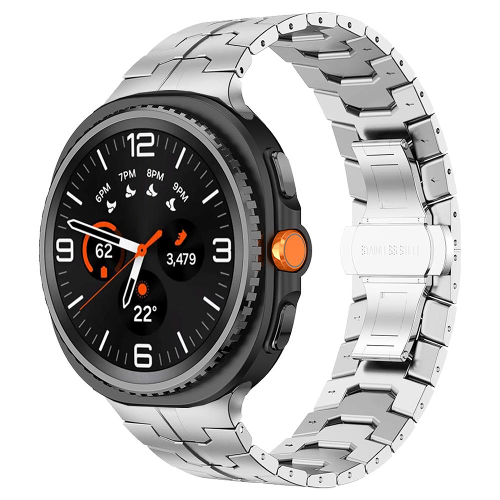 No Gaps Stainless Steel Strap For Samsung Galaxy Watch 8 Classic 46mm Link Bracelet For Samsung Watch8 44mm 40mm Metal Band