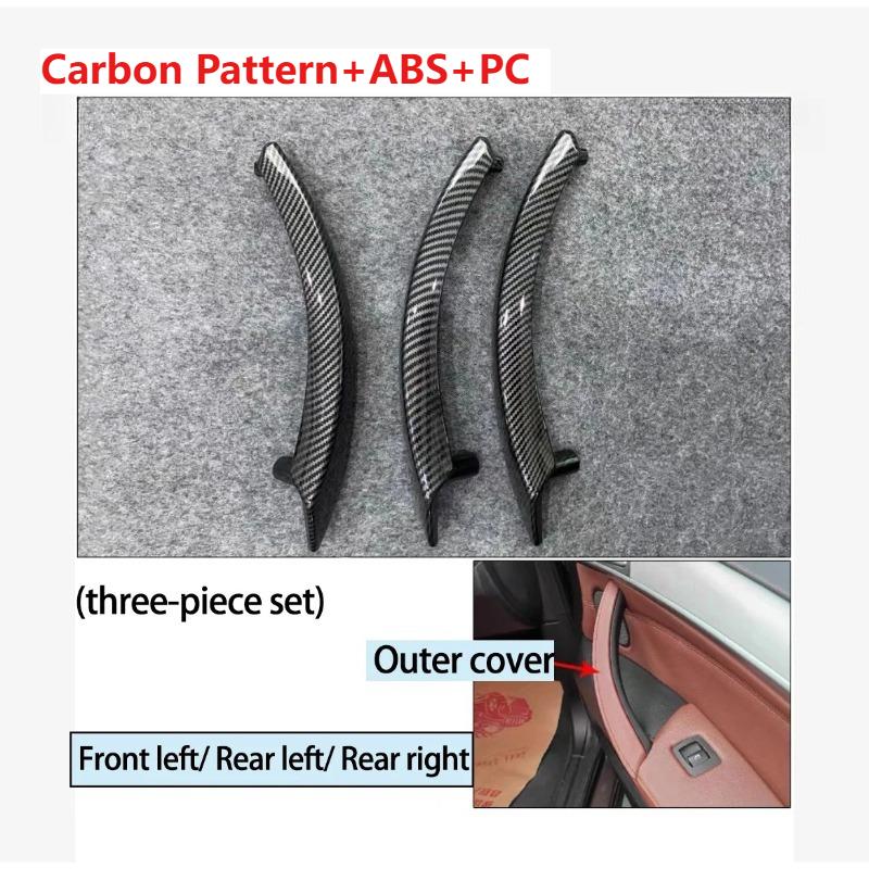 Kyapx5 LHD RHD E70 E71 Upgraded Interior Door Handle with Leather Cover Assembly Full Set For BMW X5 X6 E70 E71 2008-2013