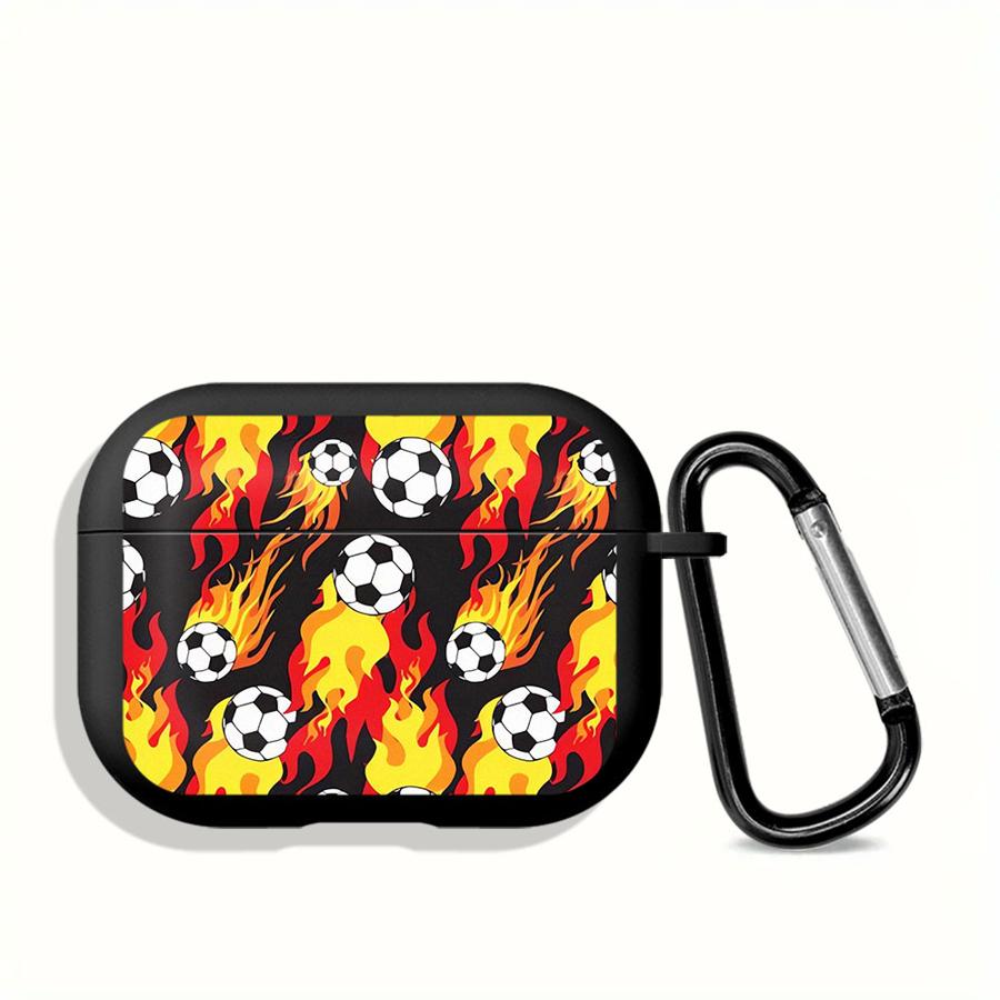 Colorful Cartoon Football Earphone Cases Cover Case For Airpods 4 Pro3 2 1 Pro 3 Pro2