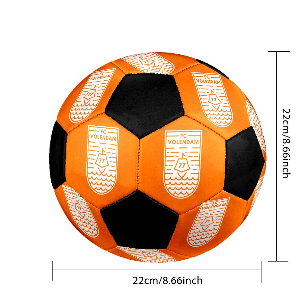 TAGLIA 5 Pallone da Calcio FC Volendam Colorato Per Tutte le Età Cucito a Macchina PVC Pronto per la Competizione Resistente Alta Rimbalzabilità