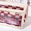 Checkerboard Kawaii Pencil Case Bags Large Capacity Transparent Pen Pouch Korean Stationery School Office Supplies for Student
