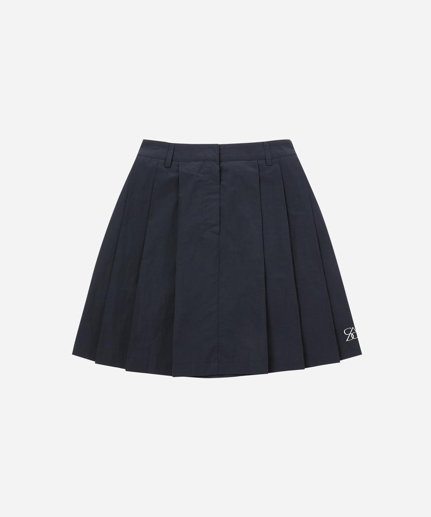 Solteuaenchokollis Sac Nylon Pleated Skirt Navy 4W232Z001