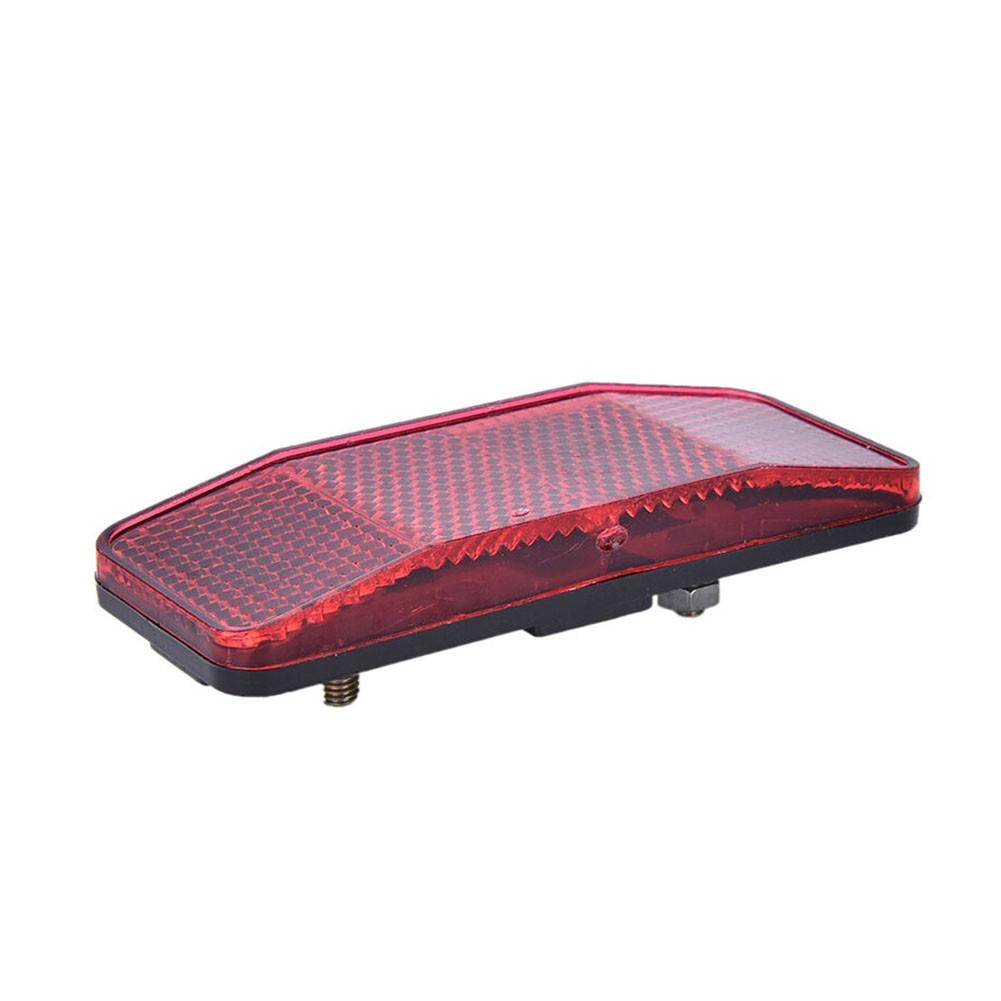 Rear Pannier Rack,Safety Caution Reflector Bicycle Bike Front Rear Red