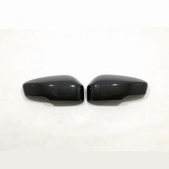 2X Carbon fiber Rearview Mirror Cover For Mitsubishi Eclipse Cross 2018-