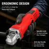 Portable Grinding Wheel Tool Electric Angle Grinder with Auxiliary Handle, 11000RPM Corded Power for Metal Cutting Steel Polishing & Rust Removal,