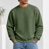 Herren Rundhals Pullover Sweatshirt Lässiges Langarm Oberteil für Herbst und Winter