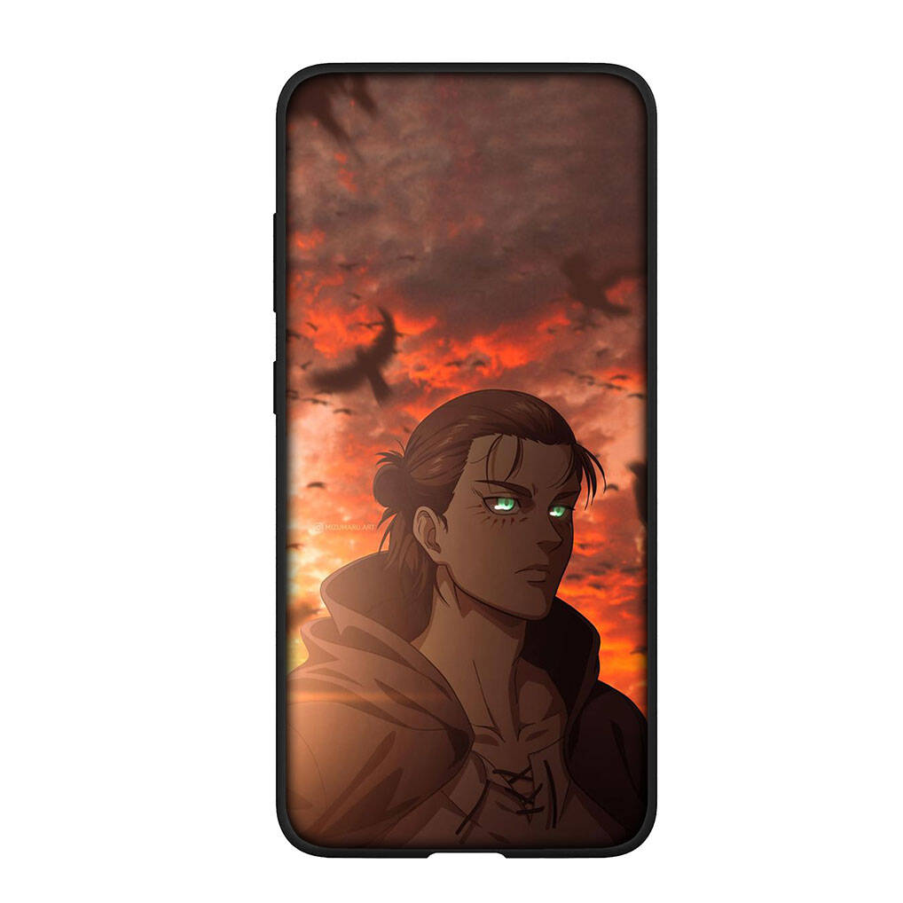 for Samsung Galaxy S25 S24 S23 S22 Ultra FE Plus A17 A37 A57 A56 A55 A06 A16 A15 A36 A26 A35 A05 A25 A54 Phone Case Lovely Attack on Titan Levi Cover