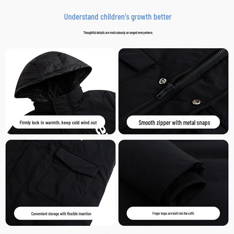 Levi's Kids' Thickened Long Down Jacket