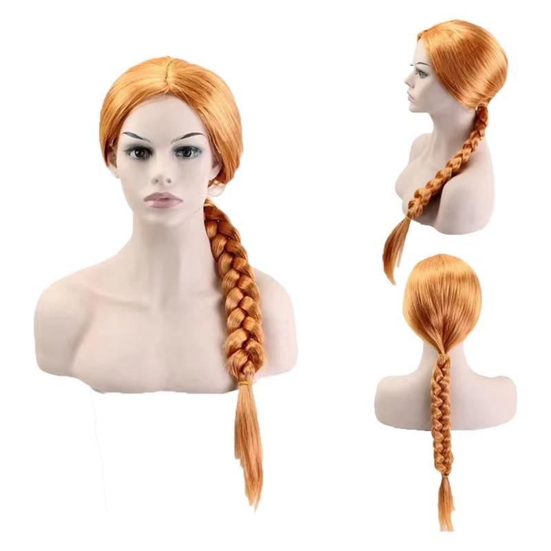 Anime Prinses Fiona Cosplay Kostuum Anime Shrek Vrouw Groene Fiona Cos Jurk Pruiken Outfit Voor Dames Vrouwen Lange Jurk Halloween Hea One Size beige