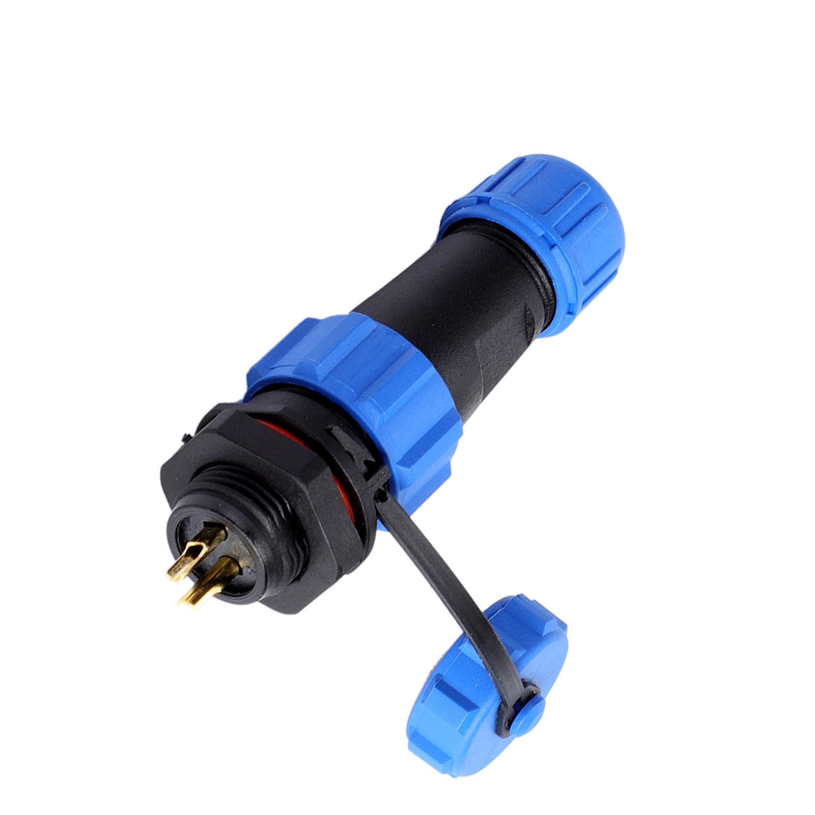 

IP68 SP13 2-контактний водонепроникний пластиковий штекерний роз єм ( 2Pin)