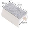 8pcs Chair Cups U-shaped Foot Pad Furniture Gliders With Pre-assembled Felt Pads 25mm U-shaped Foot Pad For Protecting Floors