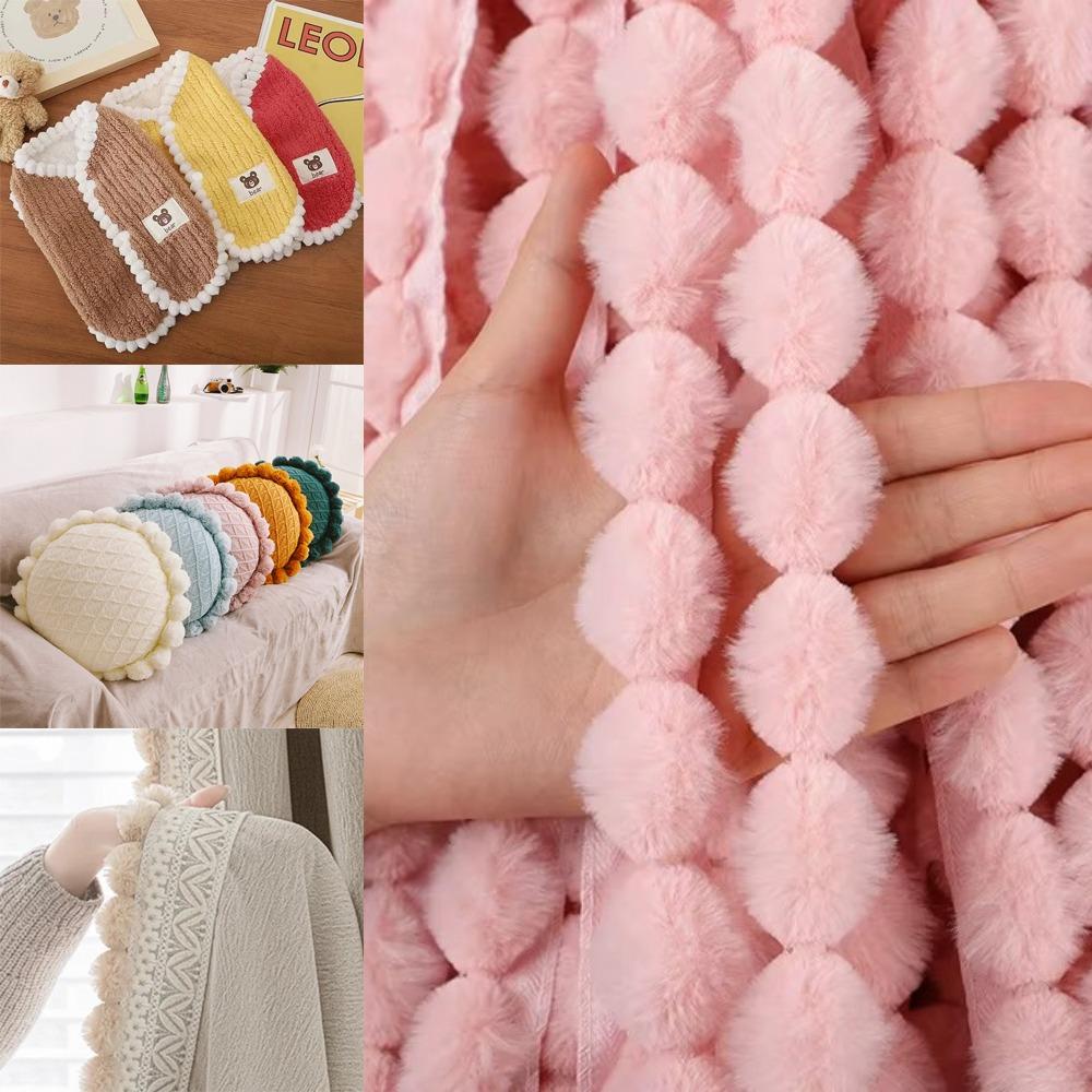 Cuff Plush Strip Fluffy Trim 1M Artificial Fur Stripe Decoration  Children's Clothing Placket