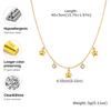 Heart Star Necklace for Women, Cubic Zirconia Stone Charms Necklace Adjustable, Stainless Steel Fashion Jewelry