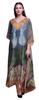 Phagun Clown Fish & Shell Ocean Ladies Kaftan Holiday Loungewear Maxi Dress Beach