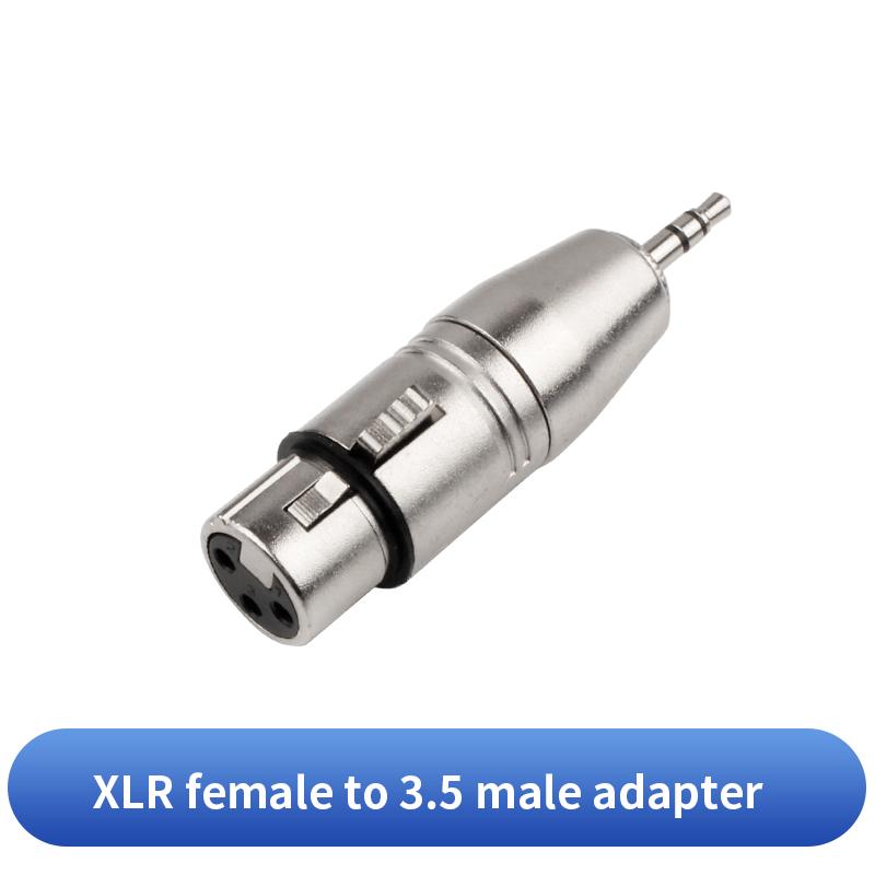 1/4 Inch Male To 3 Pin XLR Female Adapter Stereo 6.35 Mm Female To3-Pin XLR Male Mixer Juitar Microphone Connector 6.5-XLR Plug