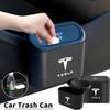 Car Accessories Trash Bin Organizer Hanging Garbage Storage Box Valve For Model 3 Model S Model X Model Y Roadster