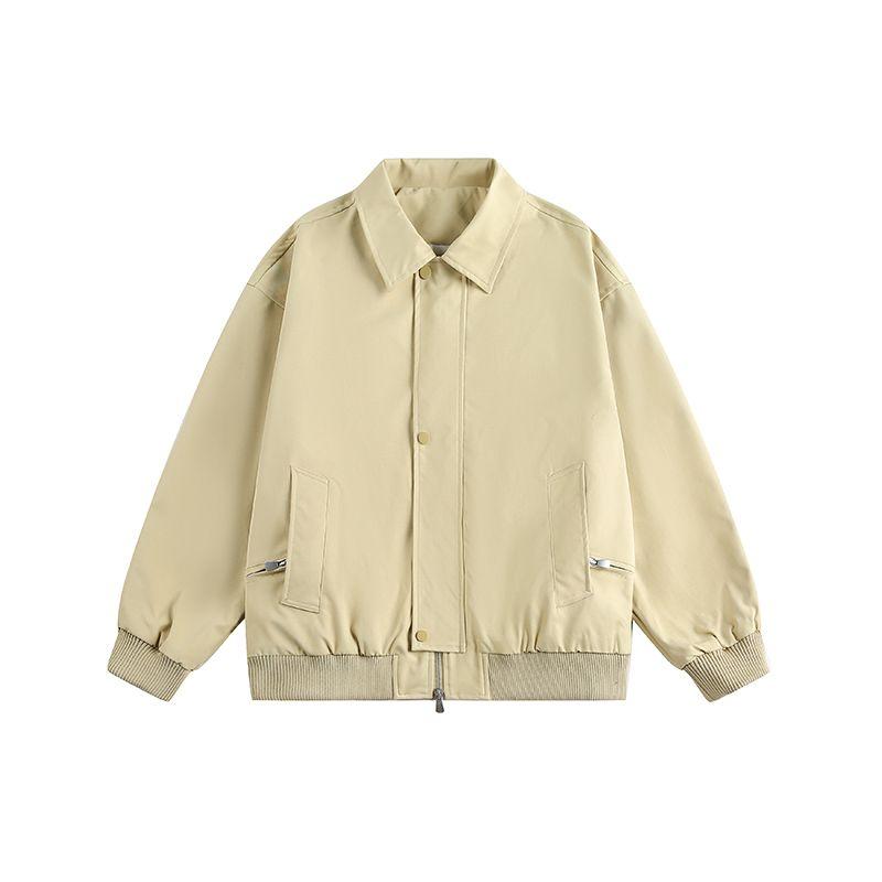 

Dream Made American-Style Windproof Coach Jacket for Men, 2025 New Spring and Autumn Casual Executive Jacket for Boys Ginger yellow XL