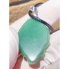 Used Jade nine-tailed fox sculpture pendant necklace natural stone made in India lucky charm amulet good luck power stone