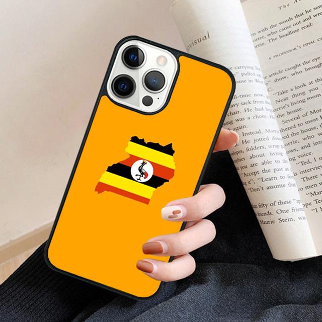 Uganda Flag Phone Case Cover For iPhone 17 Air 16 15 14 Plus 12 13 Pro Max Coque Shell Fundas