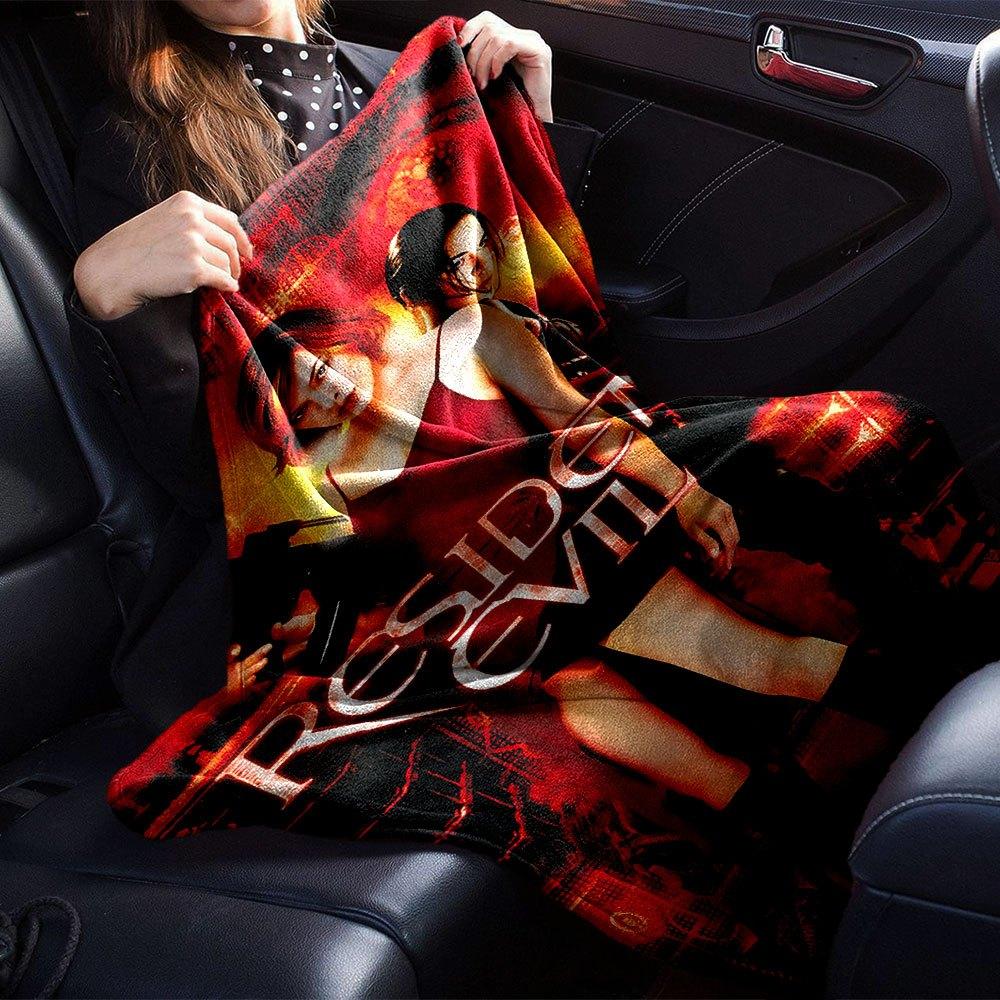 1pc Resident Evil 12 Blanket Soft Warm Throw for Home, Office, Travel All Season Cozy Bedding Gift, Office Cozy Accessor