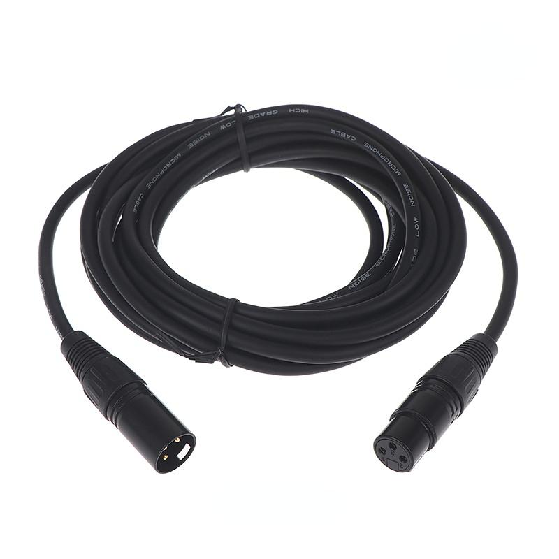 DMX 3-PIN DMX512 Male To Female Cable LED PAR Stage Light DMX Signal Line Dj Equipment DMX512 Signal Line Xlr Connector