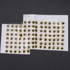 100Pcs Fishing Lure Eyes ThreeDimensional   Lightweight   Fisheye Sticker for Making Fishing Bait(Red )